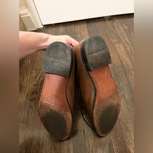 Vintage Justin’s leather lace-up boots size 8 women - Picture 8 of 11